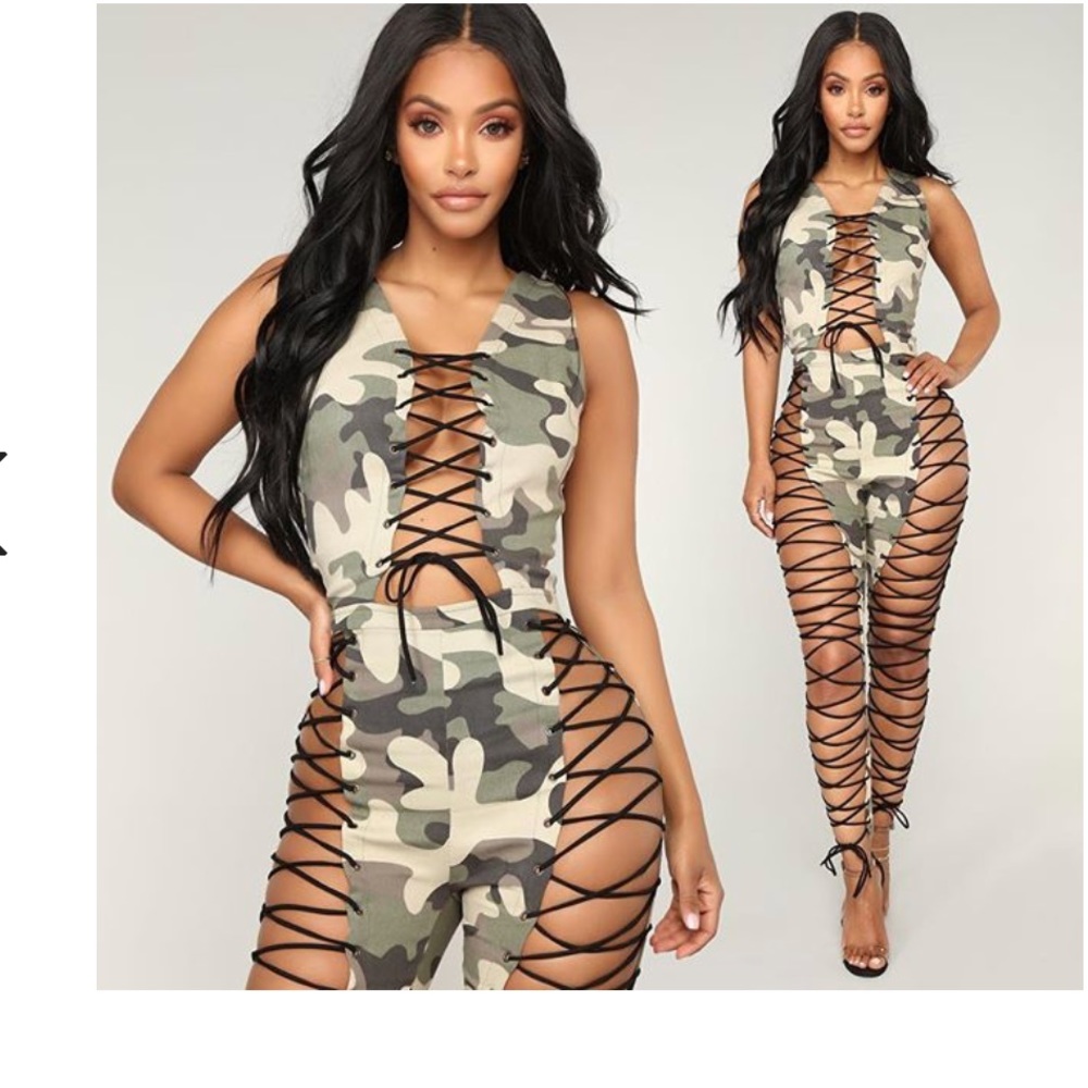 See me whip Army Jumpsuit